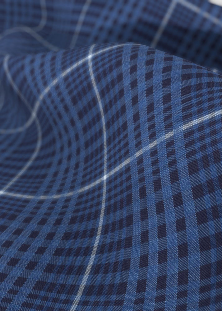 3D indigo denim fabric digital textile yarn dyed woven Bandicoot
