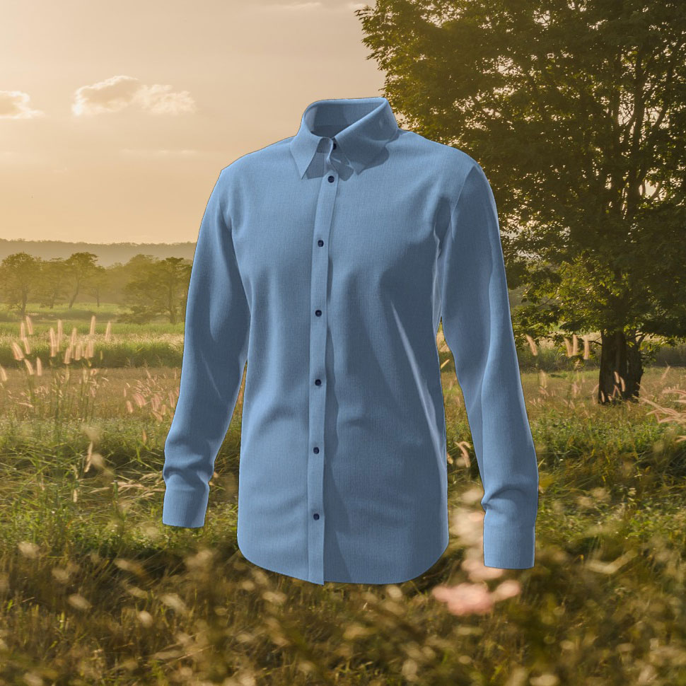 3D fashion garment denim shirt mens Bandicoot